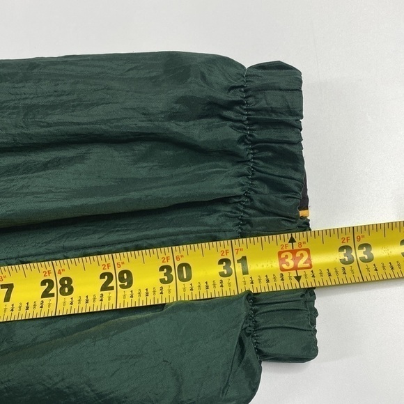 Vintage Logo 7 Green Bay Packers Track Jogger Pants Medium 90s - Picture 6 of 10
